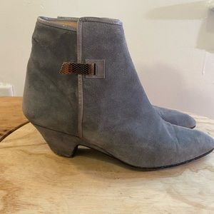 Vintage Maud Frizon Paris Suede Boots Sz 37